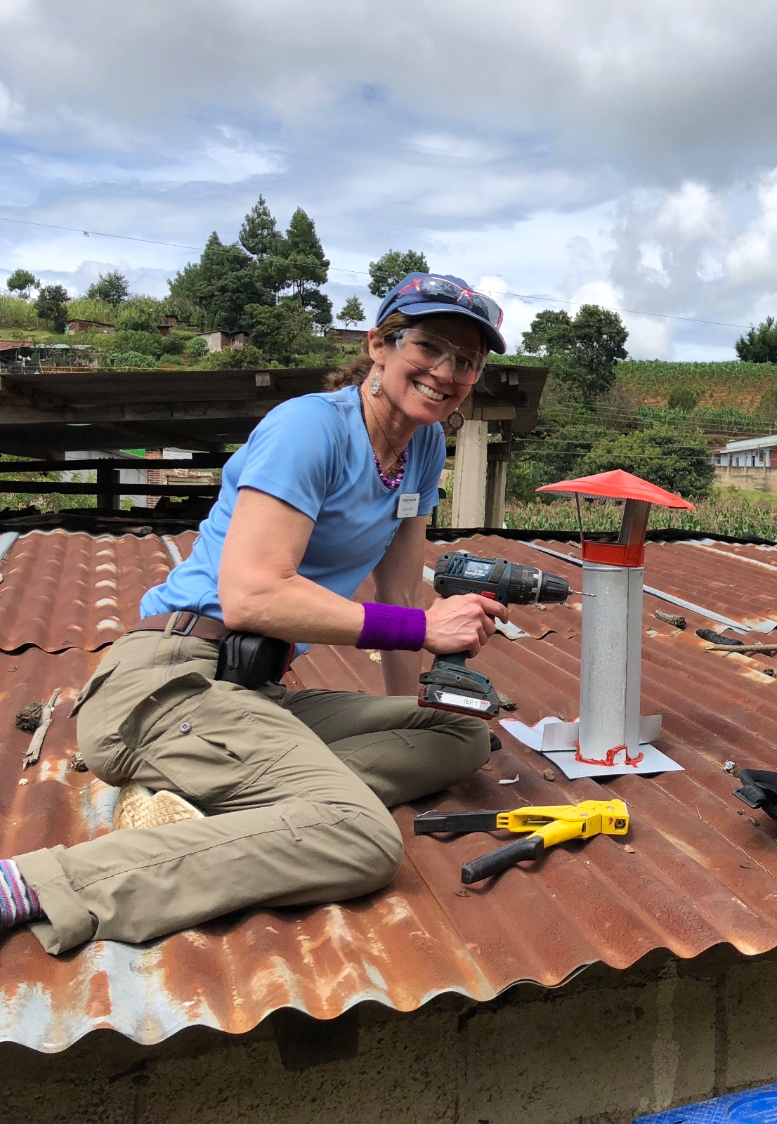 Installing more efficient wood burning stoves with a chimney that removes smoke from the home has a cascading positive effect on the health, education and financial outcomes of the family.